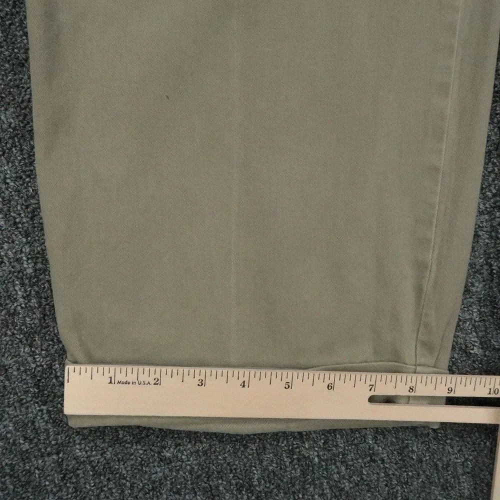 Polo Ralph Lauren Pants Mens 36x32 Khaki Tan Double Pleat Cuffed Straight VTG